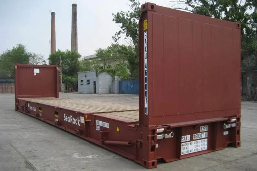 20FT Used Flat Rack Shipping Container - Image 4