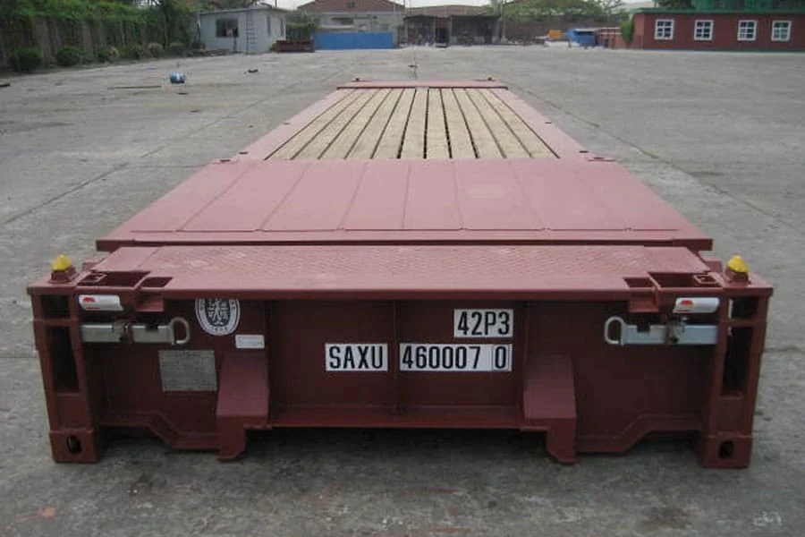 20FT Used Flat Rack Shipping Container - Image 5